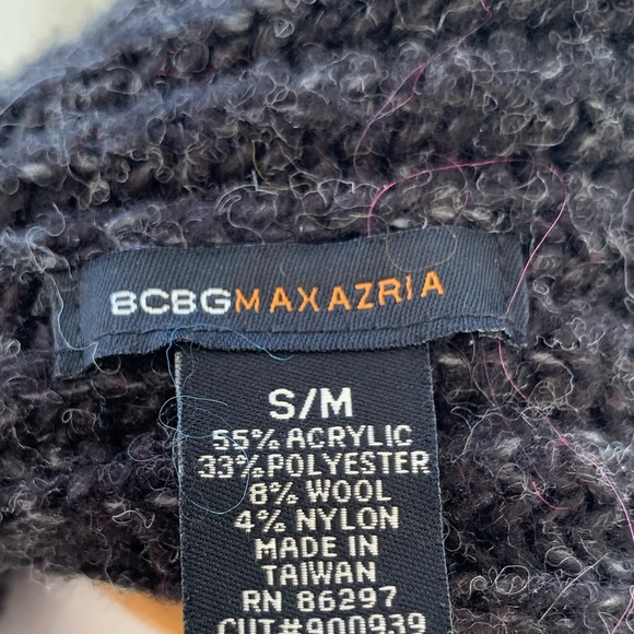 BCBGMAXAZRIA long open ribbed sleeveless wrap - Picture 7 of 7